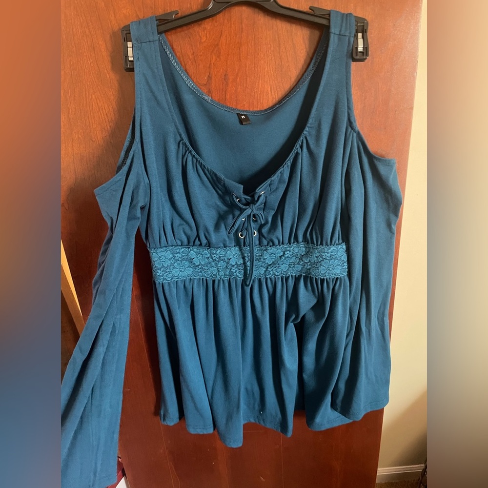 blue Long Sleeve shirt